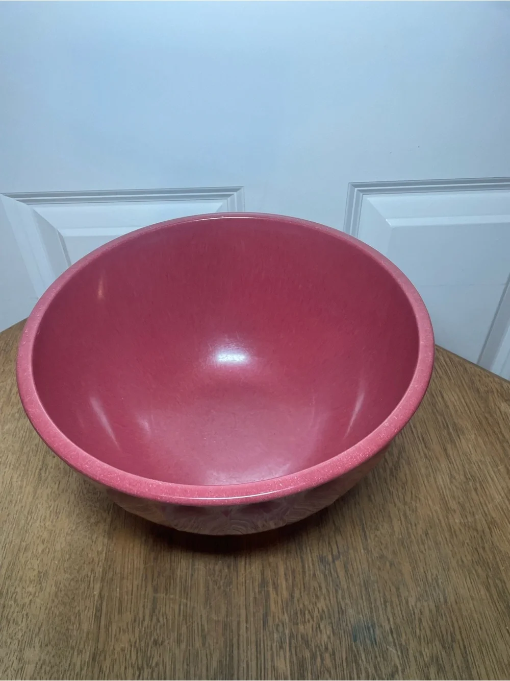 Vintage Boonton Ware 4 Qt Melamine Mixing Bowl Red 10” USA Model 511C-4Q-Rare